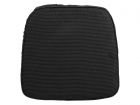 Madison Rib Black Wicker Universal Sitzkissen