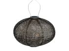 Lumiz Paisley Oval 40 Solar Lampion - Khaki