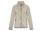 Nordberg Andrea Taupe Melange Damen Fleecejacke