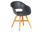 Outdoor Feelings Pyramides Diningstuhl - Black