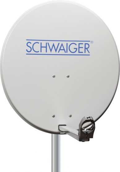 Schwaiger SPI621 hellgrauer 65 cm Alu-Spiegel