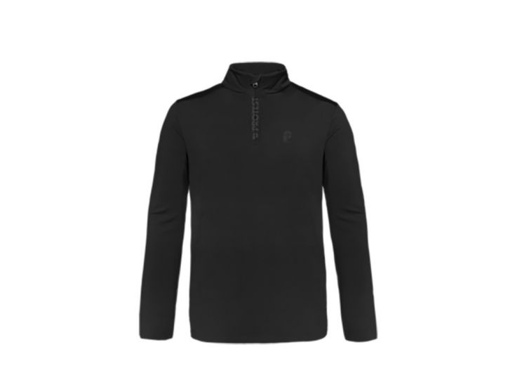 Protest Rewill True Black Herren 1/4 Zip Top