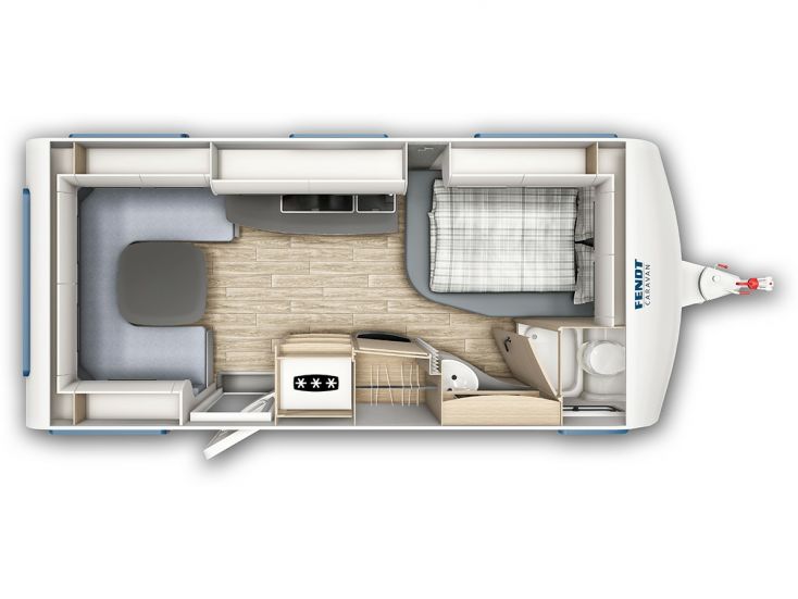 Fendt Apero 495 SFB Wohnwagen