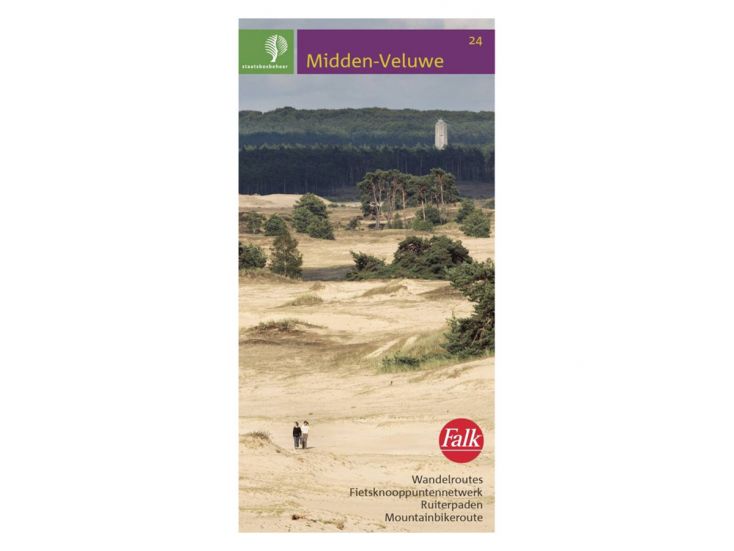 Falk Midden-Veluwe 24 Wanderkarte