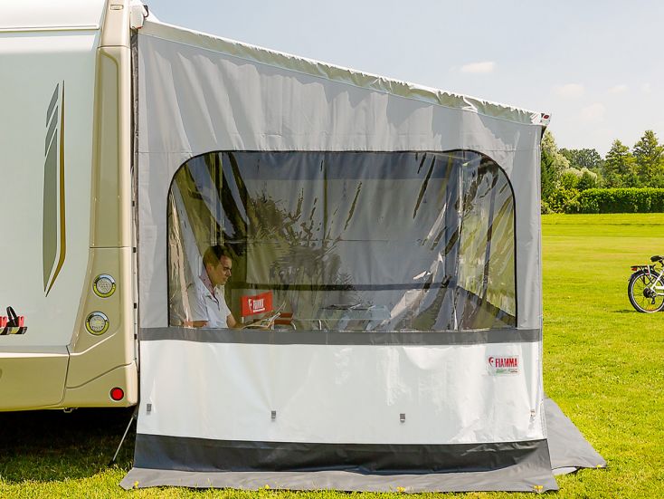 Fiamma Sun View XL 300 Perforierter Sichtschutz-Sonnenschutz Veranda Camper  Markise 3m
