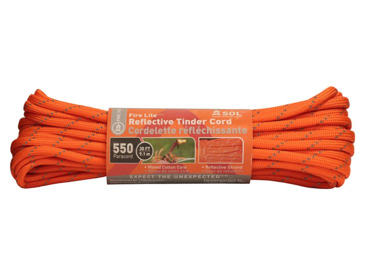 SOL Fire Lite 550 Tinder 9,1 m Paracord