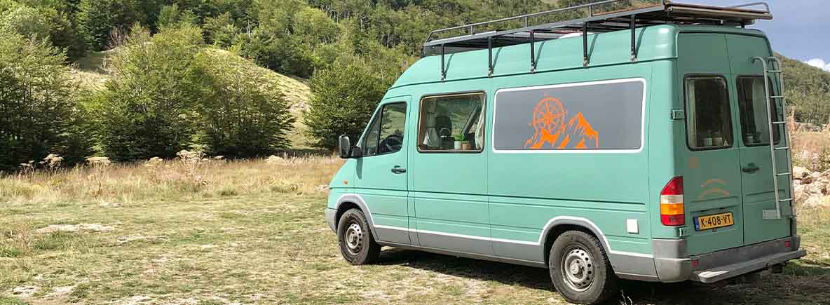 Ein Blick in das Wohnmobil von Astrid und Nico