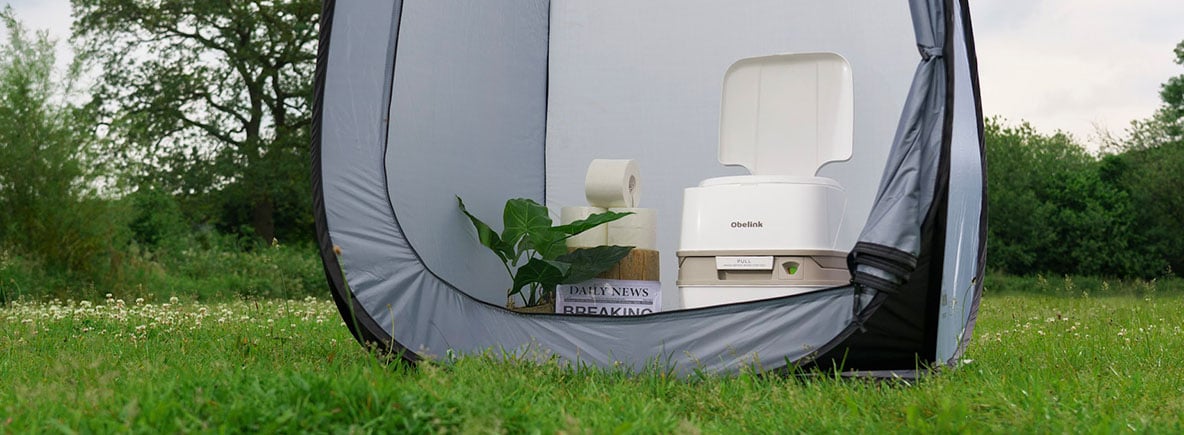 Tragbare Obelink Sani Travel Campingtoilette